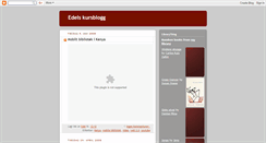 Desktop Screenshot of edelsblogg.blogspot.com