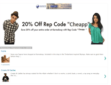 Tablet Screenshot of karmaloop-rep.blogspot.com