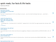 Tablet Screenshot of funfactslifehacks.blogspot.com