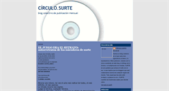 Desktop Screenshot of circulo-surte.blogspot.com