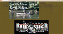 Desktop Screenshot of adventuresinkayakfishing.blogspot.com