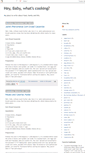 Mobile Screenshot of heybabywhatscooking.blogspot.com
