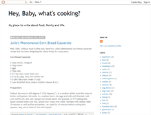 Tablet Screenshot of heybabywhatscooking.blogspot.com