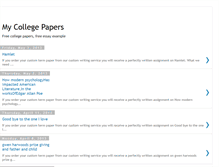 Tablet Screenshot of college-papers-examples.blogspot.com