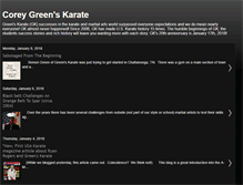 Tablet Screenshot of coreygreenskarate.blogspot.com