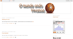 Desktop Screenshot of omundoondevivemos.blogspot.com