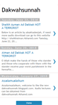 Mobile Screenshot of dakwahsunnah.blogspot.com