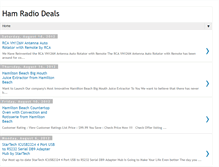 Tablet Screenshot of hamradiodeals.blogspot.com