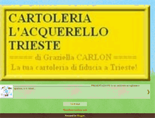 Tablet Screenshot of cartolerialacquerellotrieste.blogspot.com