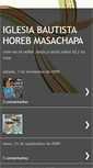 Mobile Screenshot of masachapabautista.blogspot.com