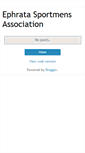 Mobile Screenshot of ephratasportsmensclub.blogspot.com
