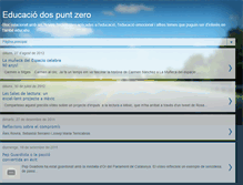 Tablet Screenshot of educaciodospunt0.blogspot.com