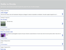 Tablet Screenshot of italiavssvezia.blogspot.com