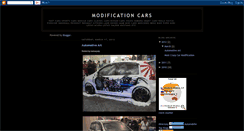 Desktop Screenshot of modificationcarsnow.blogspot.com