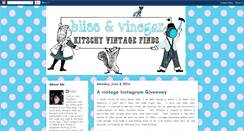 Desktop Screenshot of bliss-n-vinegar.blogspot.com