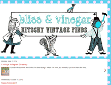 Tablet Screenshot of bliss-n-vinegar.blogspot.com