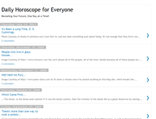 Tablet Screenshot of everyoneshoroscope.blogspot.com