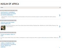 Tablet Screenshot of muslimofafrica.blogspot.com