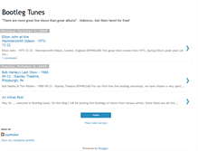 Tablet Screenshot of bootlegtunes.blogspot.com