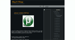 Desktop Screenshot of blognthings.blogspot.com