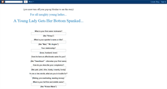 Desktop Screenshot of myownspankingstory.blogspot.com
