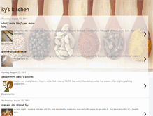 Tablet Screenshot of kyskitchen.blogspot.com