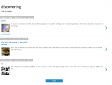 Tablet Screenshot of discoveringthedudleys.blogspot.com