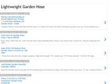 Tablet Screenshot of lightweight-garden-hose.blogspot.com