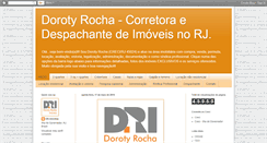 Desktop Screenshot of dorotycorretora.blogspot.com