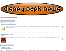 Tablet Screenshot of disneythemeparknews.blogspot.com