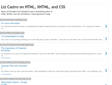 Tablet Screenshot of lizcastrohtml.blogspot.com