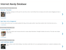 Tablet Screenshot of internetmandydatabase.blogspot.com