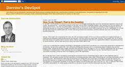 Desktop Screenshot of darrowdevspot.blogspot.com