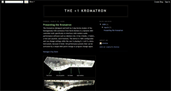 Desktop Screenshot of kromatron.blogspot.com