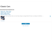 Tablet Screenshot of classiccarsdetails.blogspot.com