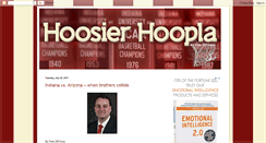 Desktop Screenshot of hoosierhoopla.blogspot.com