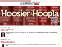 Tablet Screenshot of hoosierhoopla.blogspot.com