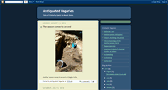 Desktop Screenshot of antiquatedvagaries.blogspot.com