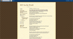 Desktop Screenshot of hccfortheworld.blogspot.com