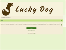 Tablet Screenshot of luckydog-caam.blogspot.com