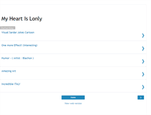 Tablet Screenshot of myheartislonly.blogspot.com
