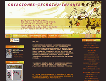 Tablet Screenshot of creaciones-georgina-infante.blogspot.com