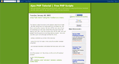 Desktop Screenshot of ajaxphptutorial.blogspot.com