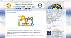 Desktop Screenshot of distrito-4600.blogspot.com