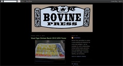 Desktop Screenshot of bovinepress.blogspot.com