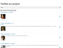 Tablet Screenshot of firefliesartproject.blogspot.com