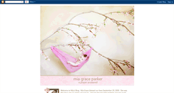 Desktop Screenshot of miagraceparker.blogspot.com