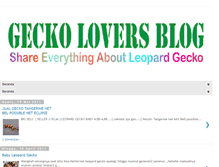 Tablet Screenshot of geckolovers.blogspot.com