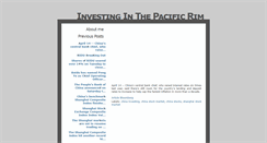 Desktop Screenshot of pacific-investing.blogspot.com