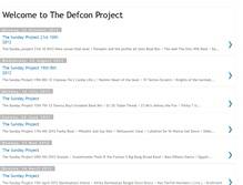 Tablet Screenshot of defconproject.blogspot.com